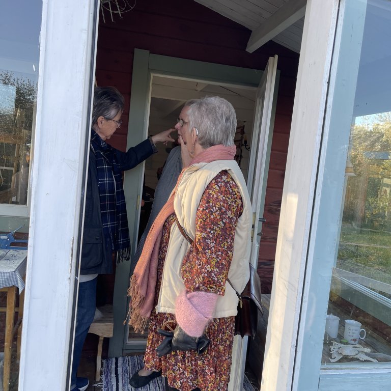 Hjá Höddu (Guðrúnu Bjarnadóttur) í Dyngjunni listhús