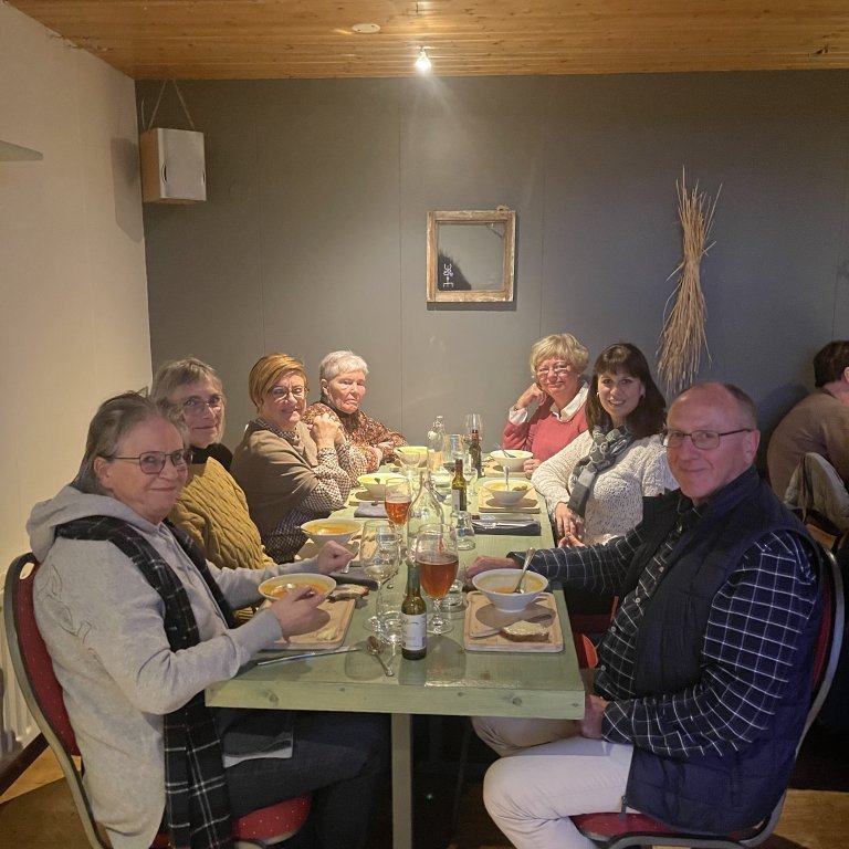 Kvöldverður á Lamb Inn