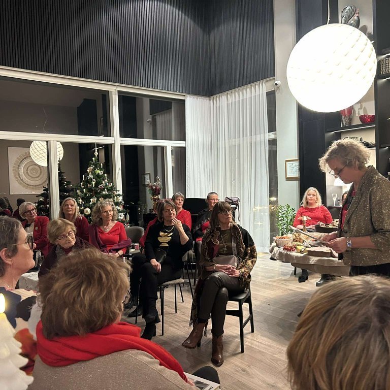 Ingibjörg Jóhannsdóttir flutti orð til umhugsunar á jólafundi 2024