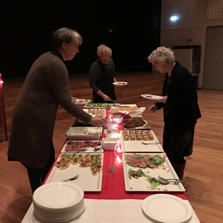 Veglegar veitingar að vanda