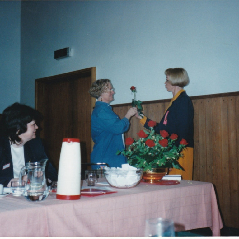 Helga Halldórsdóttir, Gammadeild (fyrrv. Epsilon), Rósa Kristín Júlíusdóttir, Betadeild og Ragnheiður Stefánsdóttir, Betadeild