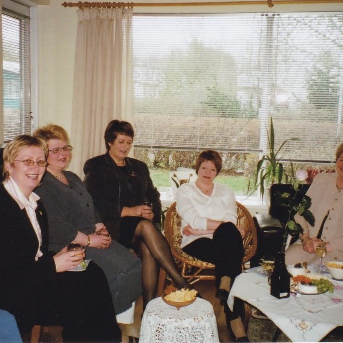 Margrét Kristín Jónsdóttir, Lilja Sæmundsdóttir, Þóranna Þórðardóttir, Selma Hauksdóttir og Halldóra Haraldsdóttir