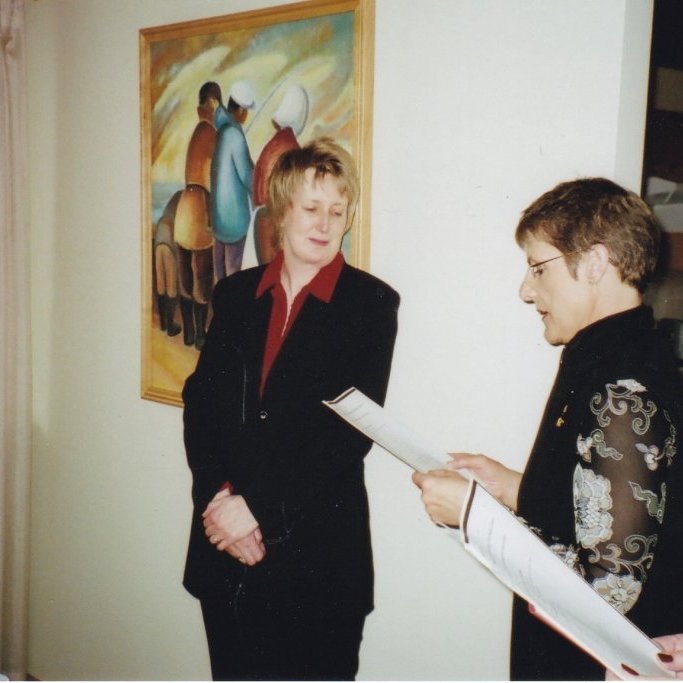 Anna Jóhannsdóttir og Anna Þóra Baldursdóttir