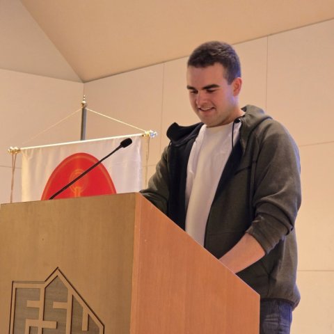 Sigurður Ernir nemandi í Fjölbrautarskóla Suðurlands.