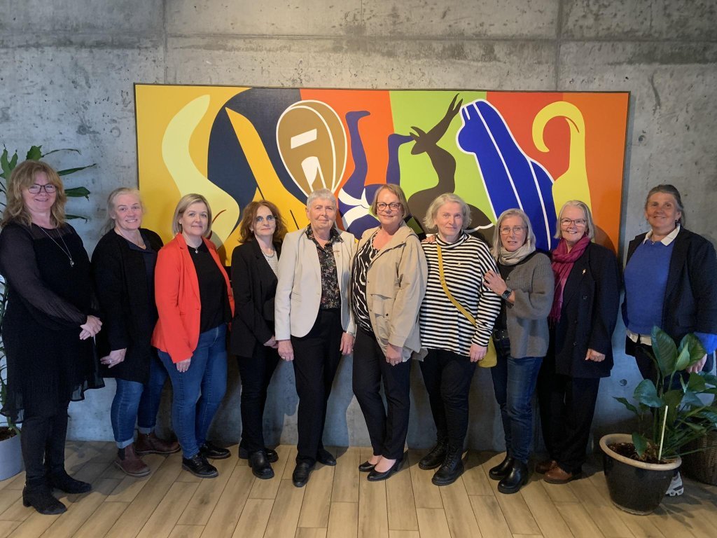 Inga Jóna, Guðrún, Eydís, Björg, Steinunn, Jórunn, Rut, Brynja, Halldóra og Unnur