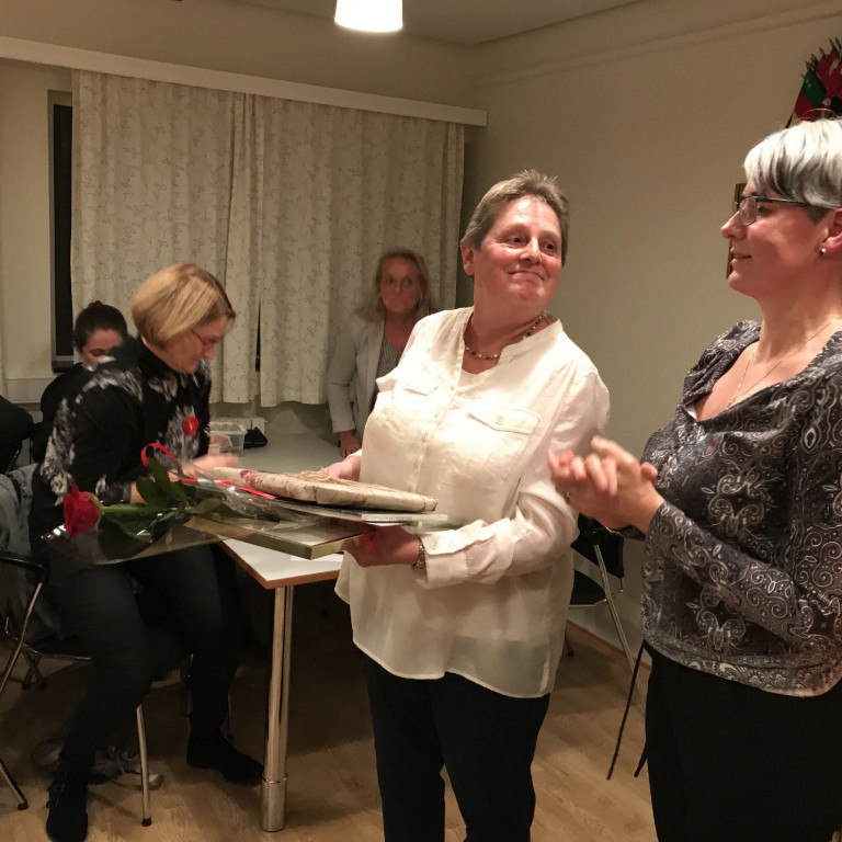 Aníta og Sigrún við athöfnina