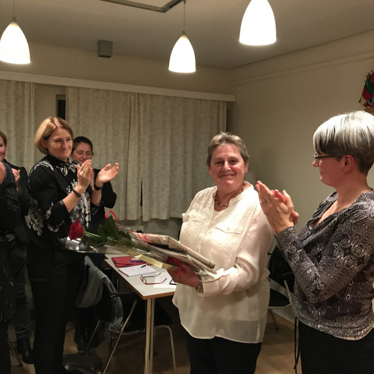 Aníta og Sigrún við athöfnina