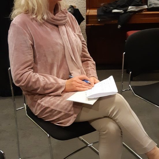 Deildarfundur Deltadeildar í Tónlistarskólanum á Akranesi okt. 2021. Valgerður Janusardóttir, ritari Deltadeildar.