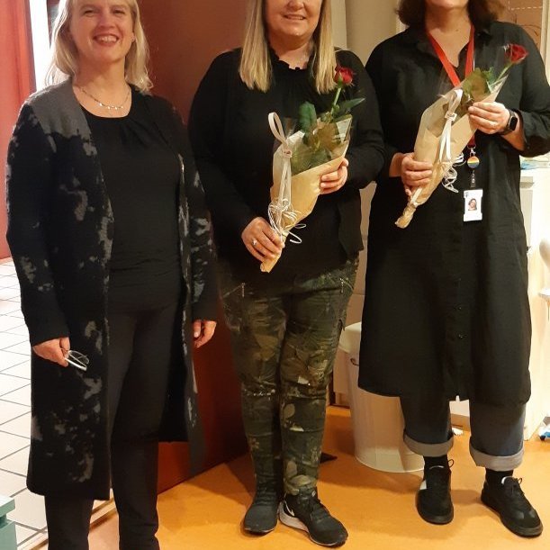 Jónína Erna ásamt Bjarndísi Fjólu Jónsdóttur og Þorbjörgu S. Þorsteinsdóttur hjá Mixtúru.