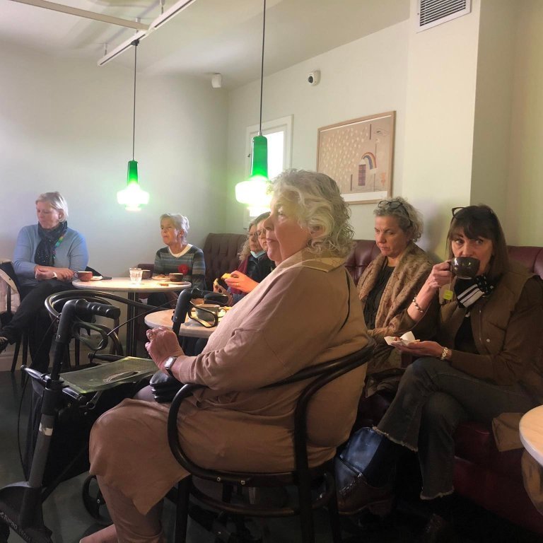 Hertha W. Jónsdóttir, María Pálmadóttir, Ingibjörg Jóhannsdóttir, Margrét Jónsdóttir, Hanna Halldóra Leifsdóttir.