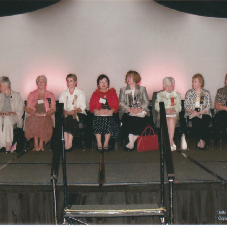 Verðandi landssambandsforsetar. Anna Þóra Baldursdóttir Betadeild er fjórða frá vinstri.