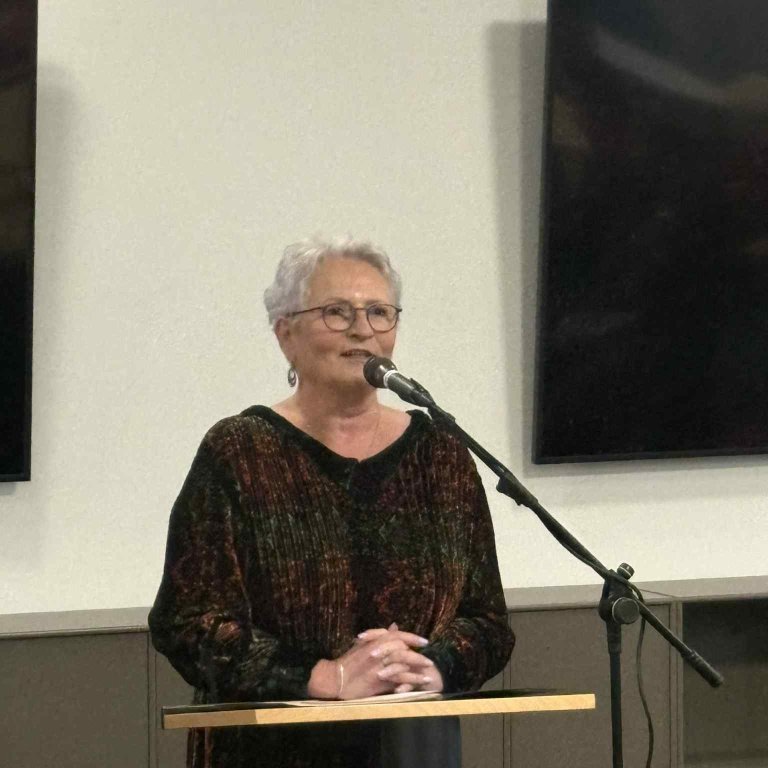 Hrund Logadóttir landssambandsforseti flutti ávarp