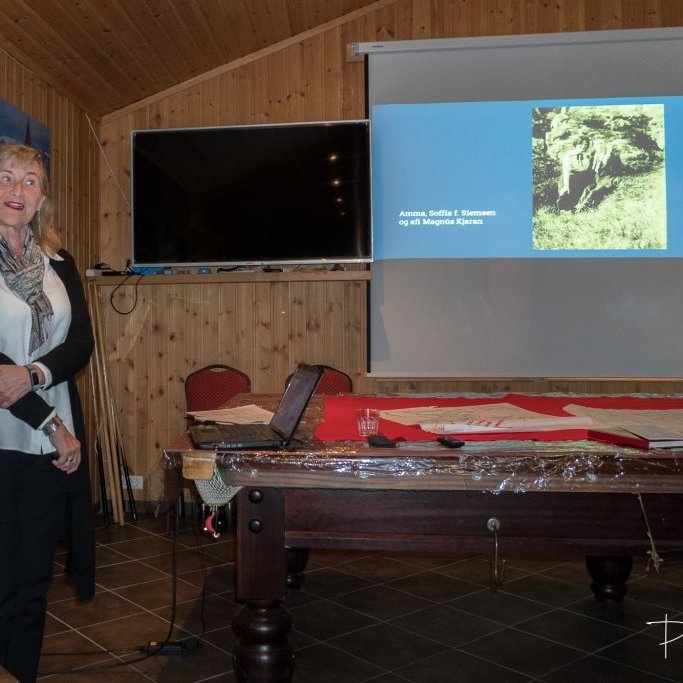 Á vorfundi Delta 2019. Soffía Sigurjónsdóttir sagði okkur frá móður sinni, listakonunni Sigríði Kjaran.