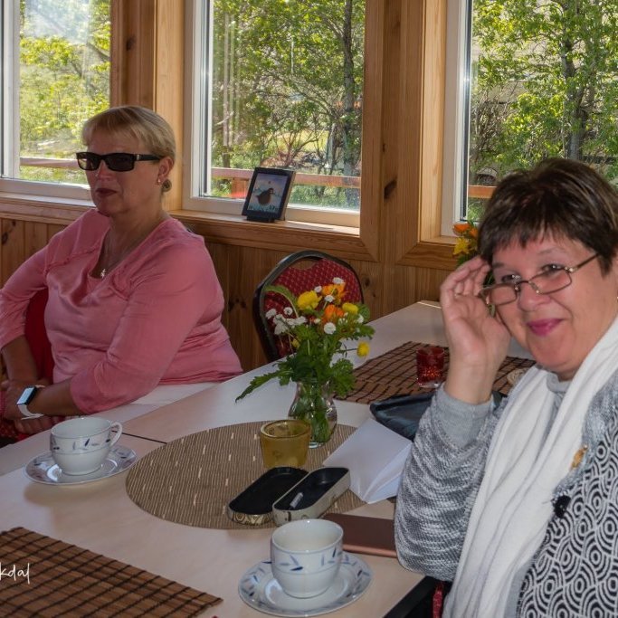 Á vorfundi Delta 2019. Jónína Erna og Theodóra.