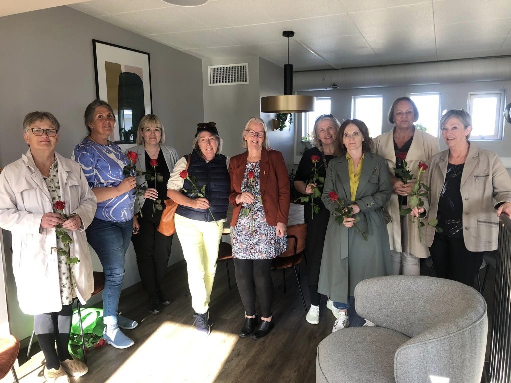 Ólafí, Unnur, Eydís, Brynja, Halldóra, Ruth,Björg, Jórunn og Helga.