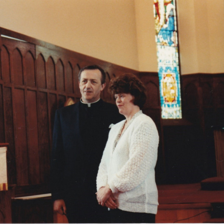 Sr. Þórhallur Höskuldsson og Þóra Steinunn Gísladóttir