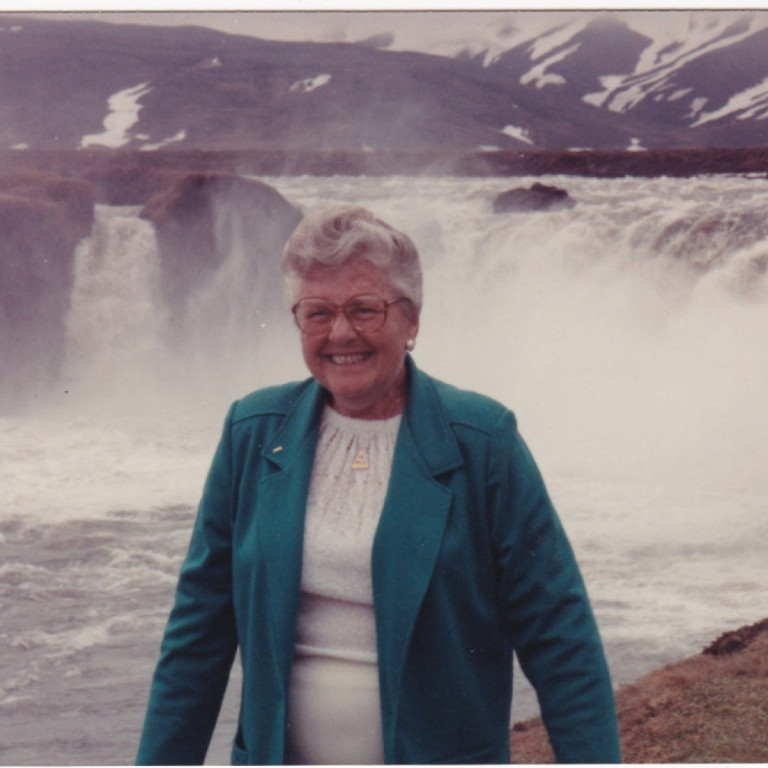 Marjorie Allen forseti alþjóðasamtakanna