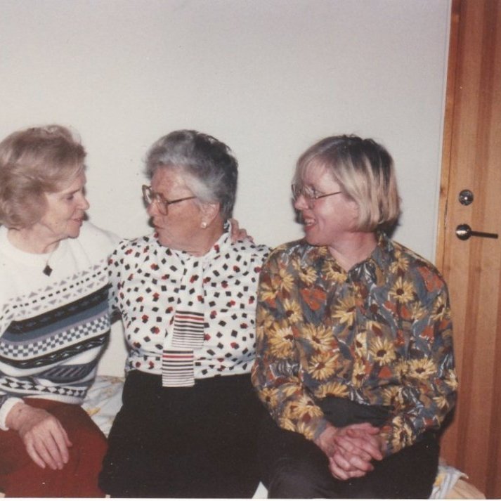 Sigríður Valgeirsdóttir, Alfadeild, Marjorie Allen forseti alþjóðasamtakanna og Sjöfn Sigurbjörnsdóttir, Alfadeild