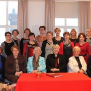 Fundarkonur á 25 ára afmælisfundi Delta deildar