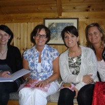 Sóley Halla í góðra vina hópi