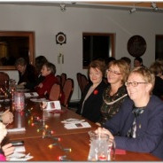 Það var glatt á hjalla á jólafundinum