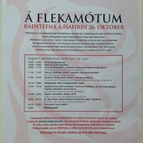 Á flekamótum - ráðstefna á Ísafirði