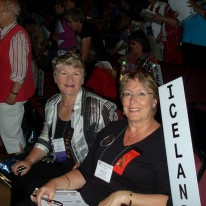 Sigrún Jóhannesdóttir og Ingibjörg Jónasdóttir landssambandsforseti