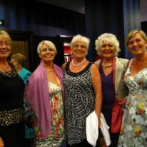 Nokkrarúr hópnum í New York.