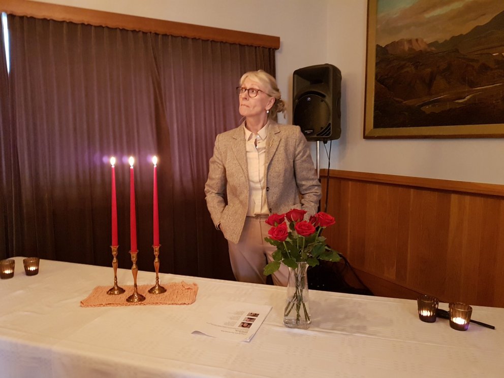 Ingibjörg I. fráfarandi formaður.