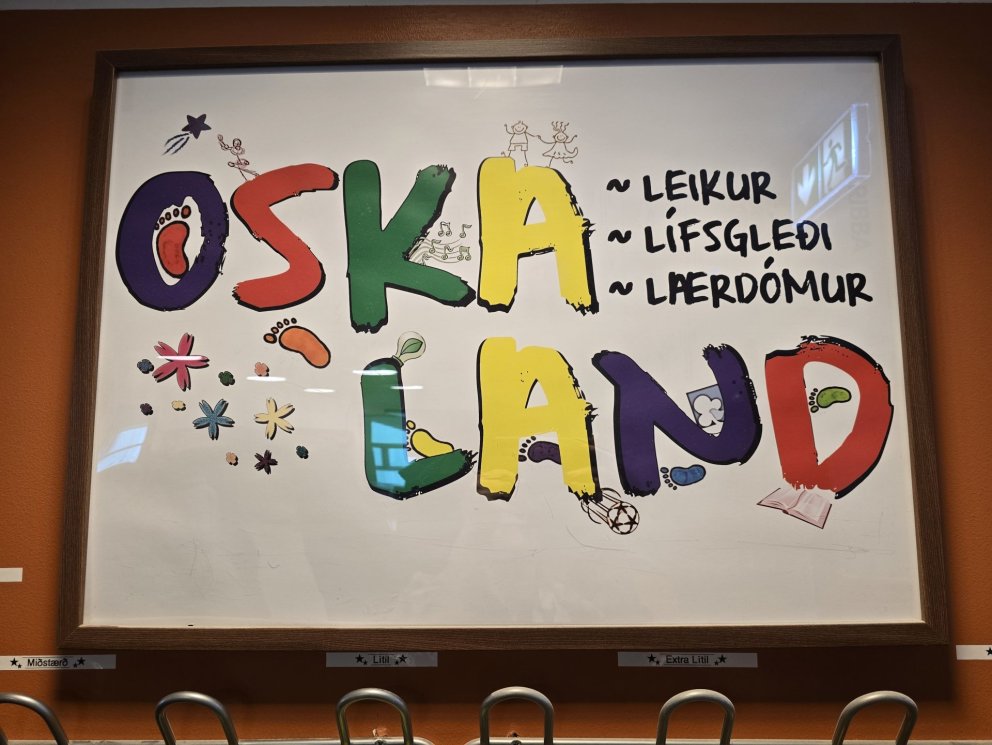 Leikurinn gegnir mikilvægu hlutverki í Leikskólanum Óskalandi.