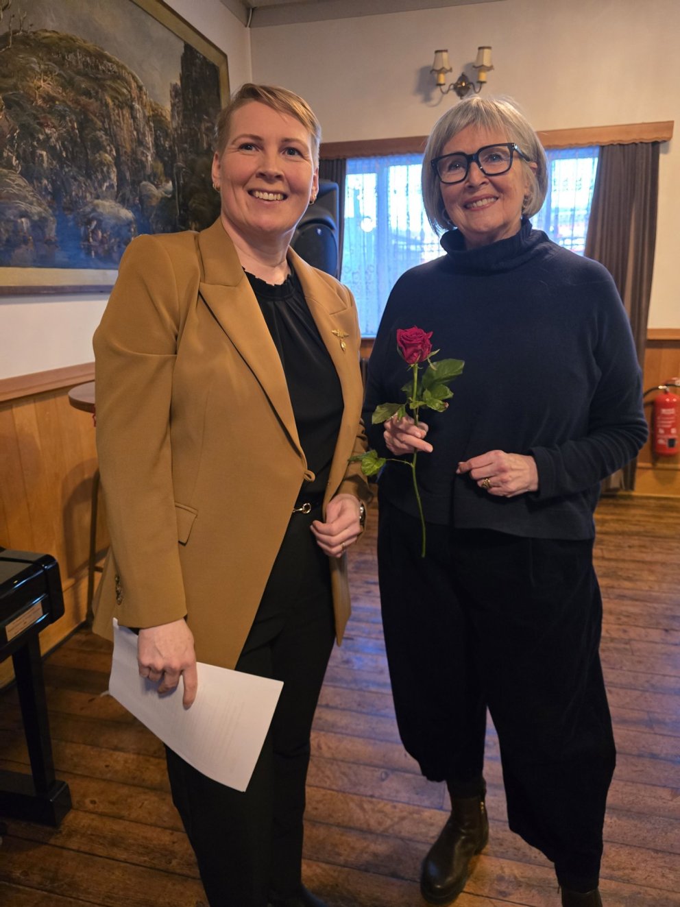 Margrét og Nanna töluðu um líðan barna.