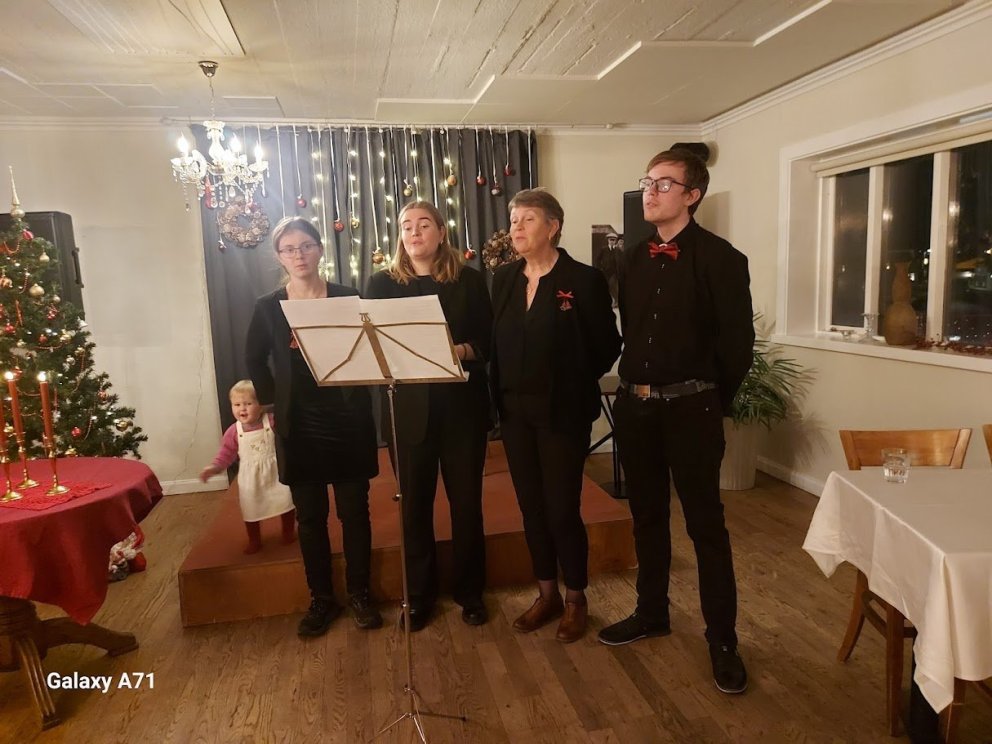 Margrét Steinunn og börnin hennar.