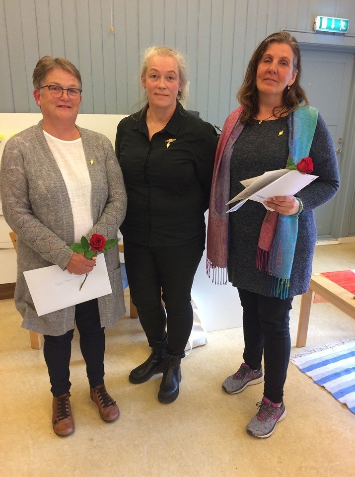 Vorfundur, 22. maí 2019. Frá vinstri; Ólafía Þórunn, Guðrún og Unnur.