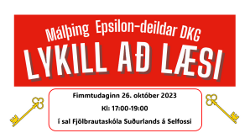 LYKILL AÐ LÆSI - málþing á vegum Epsilondeildar