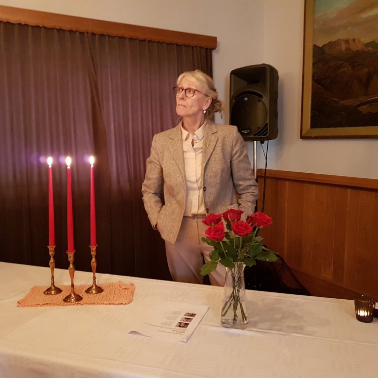 Ingibjörg I. fráfarandi formaður.