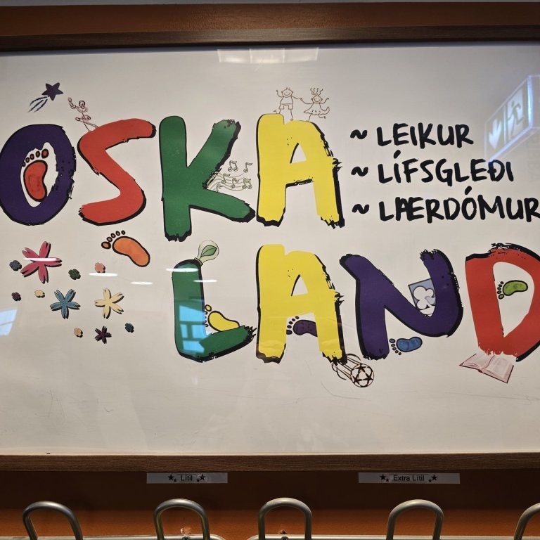 Leikurinn gegnir mikilvægu hlutverki í Leikskólanum Óskalandi.