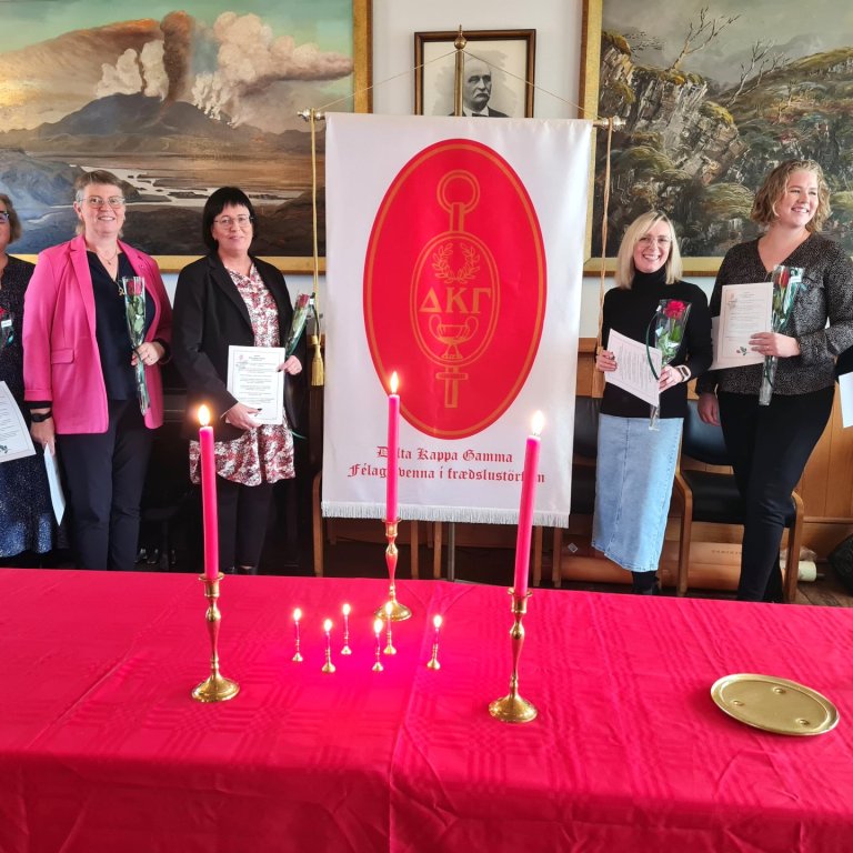 Nýjar félagskonur í Epsilon-deild.